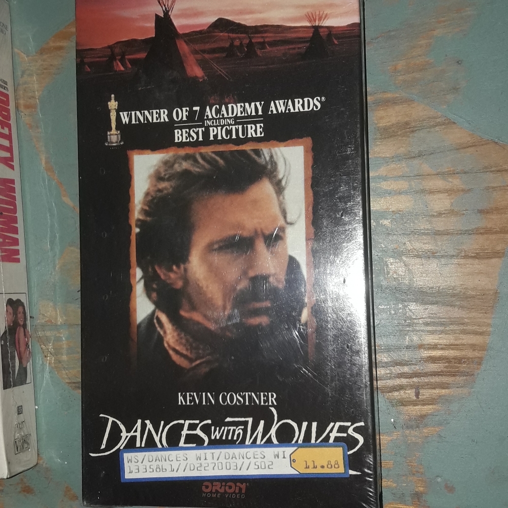 Dances with Wolves VHS Movie NWT NEW WITH TAGS Factory Sealed original vcr tape